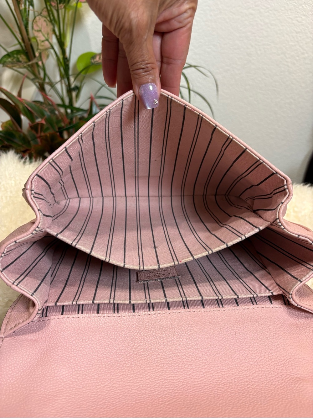 ‼️SOLD‼️Louis Vuitton Empreinte Pochette Metis Rose Poudre - Picture 7 of 15